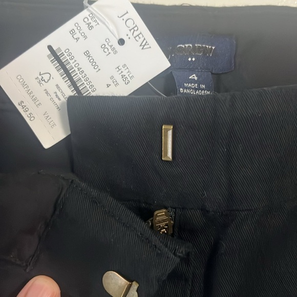 NWT J. Crew Factory 5" classic chino short in black - Picture 5 of 8